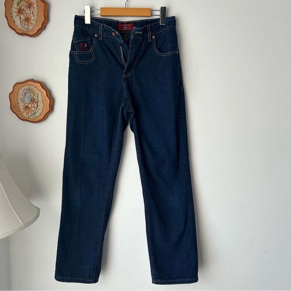 Lee  vintage Dark Blue Men's Straight Jeans